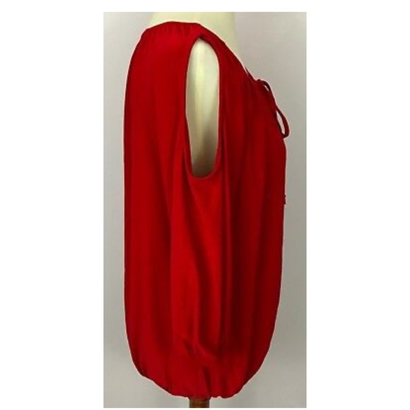 Cold Shoulder Pleasent Blouse with 3/4 sleeves - Picture 2 of 3